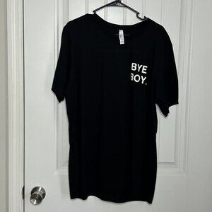 "Boy Bye" Graphic T-Shirt XL